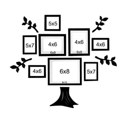 Art Street Black Set of 8 Photo Frames image 4