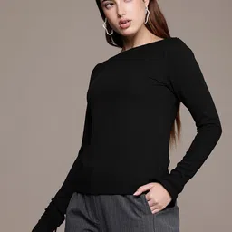 French Connection Boat Neck Top image 3