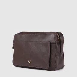 Hidesign Brown Leather Sling Bag image 4