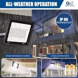 GIGAWATTS 100 W LED Chip Light with IP66 Water Resistance Lamp for Outdoor, GW-SL100W image 5