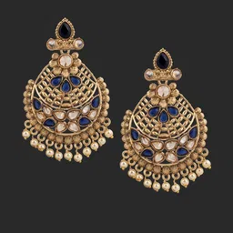 piah Gold-Plated Brass Earrings image 3