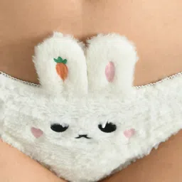 2 KOLPOL Kitty Cartoon Design Non-Wired Lightly Padded Low-Rise Bra And Panty image 5