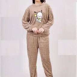 Belfry Women Graphic Printed Round Neck Sweatshirt With Trouser-picture-24