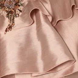 Kiya Beige Floral A-Line Maxi Dress image 2