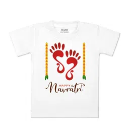Arvesa Kids Typography Printed Applique T-shirt-picture-53