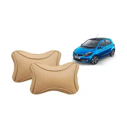 Auto Pearl Beige Dots CV Car Neck Rest Pillow Compatible for Tata Tiago 2019-picture-35