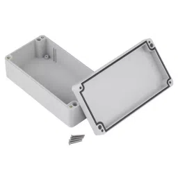 RS PRO Grey ABS Enclosure, IP67, IK09, Grey Lid, 158.15 x 82.2 x 54.9 mm Model No 1862258 image 4