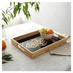 De Maison Decor Zamora Embossed Glass Tray-image-82