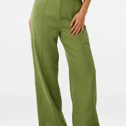Forever New Women High-Rise Wide Leg Trousers-picture-39
