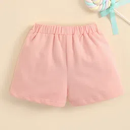 Kookie Kids Solid Colour Shorts - Light Pink image 2