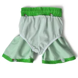 Mi Arcus 100% Polyester All Over Polar Surfing Printed Shorts - Green image 4