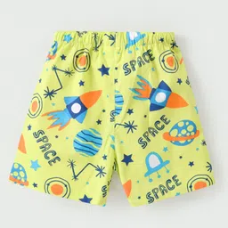 Babyhug Cotton Popin Boxers Animal & Space Print Pack of 3 - Multicolour image 3