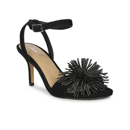 Saint G Women Embellished Leather Slim Heel Sandals-image-50