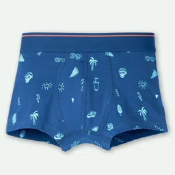 Ariel Cotton Blend Pack Of 6 Solid & Striped Trunks - Multi Colour image 5