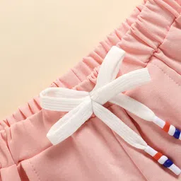 Kookie Kids Solid Colour Shorts - Light Pink image 5