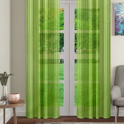 Cortina Set of 2 Sheer Long Door Curtains image 1