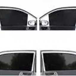 Auto Pearl Side Window Sun Shade Cover for Mahindra Scorpio (Black) image 5