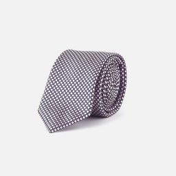 Allen Solly Men Polka Dots Printed Formal Skinny Tie-picture-4
