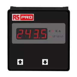 RS PRO Digital Voltmeter AC LED Display 4-Digits ±0.5 + 1 Digit %, 1365394-picture-10