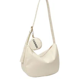 CORSICA Women Beige PU Handbags-image-9