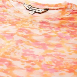 The Roadster Lifestyle Co. Net Layered Printed Sheath Dress image 5