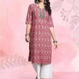 Ethnic basket Women Pack Of 2 Multicoloured Crepe Kurtas image 3