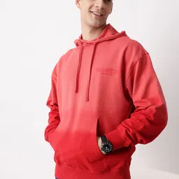 Mast & Harbour Typography Printed Pure Cotton Hooded Sweatshirt-picture-20