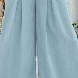 Outzidr Women Pleated Wide Leg Trousers image 2