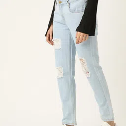 Mast & Harbour Highly Distressed Pure Cotton Jeans image 5