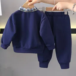 StyleCast x Revolte Boys Polo Collar Sweatshirt With Jogger image 4