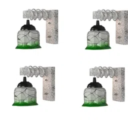 SOMIL Green Glass Cylinder Printed Wall Lamps-picture-17