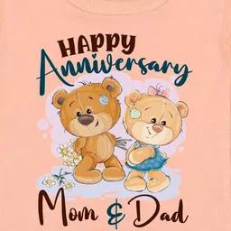 Arvesa Happy Anniversary Mom & Dad Printed Bodusuit image 2