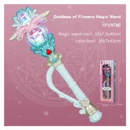 Lumo Brilliant Toys Magic Stick Toys For Kids With Lights & Sound Effects Durable Role-Play Fun Entertainment Toys (Pack of 1 Color May Vary) image 2