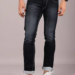 V-Mart Men Regular Fit Mid-Rise Light Fade Jeans-picture-39