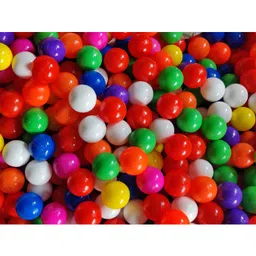 EEVOVEE 50 pcs Kids Plastic Pool Balls Non Toxic Safe & Soft Balls Pit Balls for kids 4 cm - Multi Color image 4