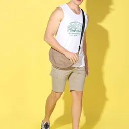 WOOSTRO Men Typography 2 Printed Applique Slim Fit T-shirt image 2