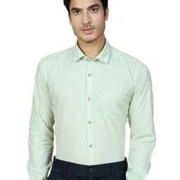 VRIKSH Spread Collar Cotton Formal Shirt-picture-14