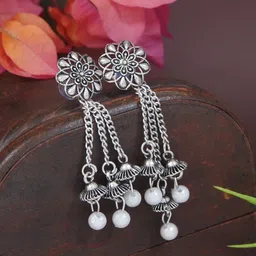 I Jewels Contemporary Drop Earrings-picture-30