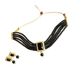 NIKYANKA Gold-Plated Copper Jewellery Set-picture-24