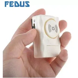 FEDUS Door High Alarm with Magnetic Sensor 150 db Off White (Pack of 3 Pcs) image 5