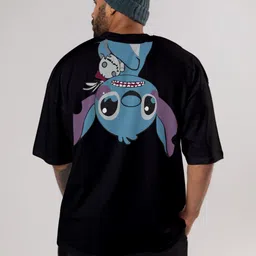 FLYIND VOGUE OUTFIT Men Bio Finish Graphic Printed Round Neck Cotton Oversized T-shirt image 4