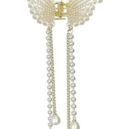 Watch junction Women Embellished Butterfly Shape Clutcher Claw Clip image 2