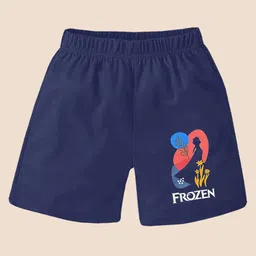 KUCHIPOO Pack Of 5 Disney Featuring Frozen Printed Shorts - Multi Colour image 4