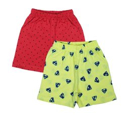 Fasha Kids-Unisex Pack of 2 Cotton Printed Shorts-picture-29