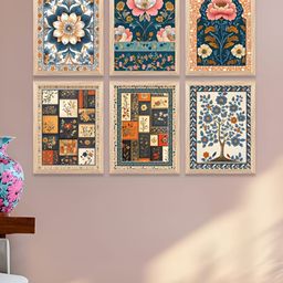 Kotart Brown & Green 6 and more Piece Wood Other Wall Paintings-picture-14