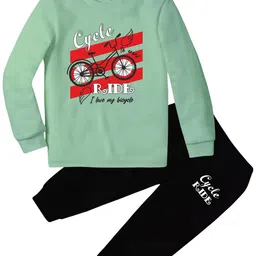 TRIANGLETEES Unisex Kids Printed T-shirt with Trousers-image-92