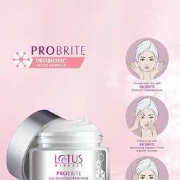Lotus Herbals Set Of 2 Probrite Illuminating Radiance Cream With Cleansing Foam Combo image 2