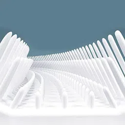 Joy Buzz U Shaped Silicone Toothbrush Head 360 - Pink image 5