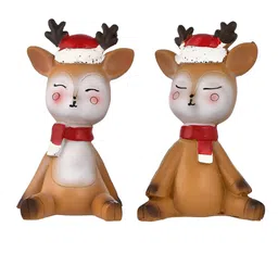 Myntra Elegant Homes Brown Figurine Showpiece image 2