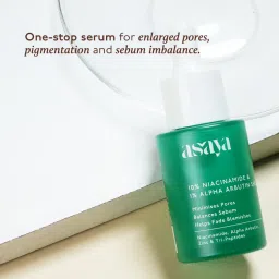 Asaya 10% Niacinamide Serum With Alpha Arbutin - Lightweight Pore Minimising Serum For Glowing Skin image 2